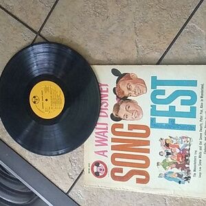 Vintage 1950's A Walt Disney Song Fest Mickey Mouse Club Vinyl Record